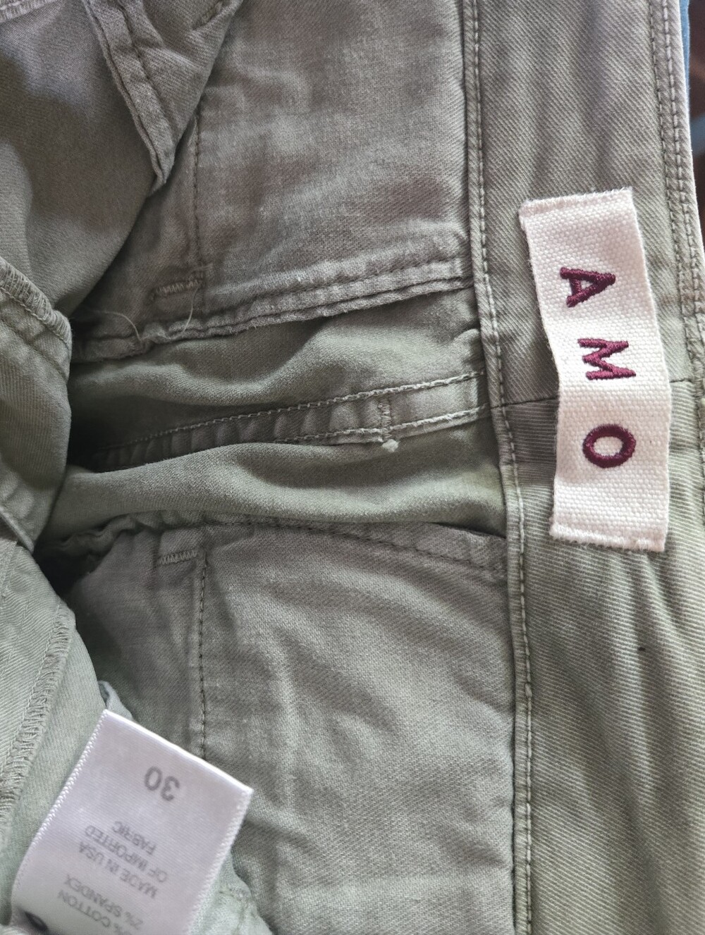 AMO Olive Green Trouser - Casual Cotton Bottoms